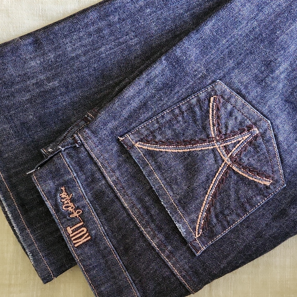 Kut From The Kloth Womens Boot Cut Dark Wash Blue Denim Jeans Size 14 KP011EQMCK